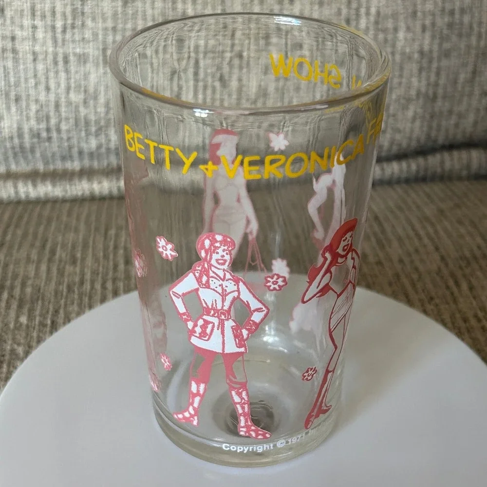 Archie Comics Vintage Glasses 8oz 1973 Set of 4‎ Riverdale